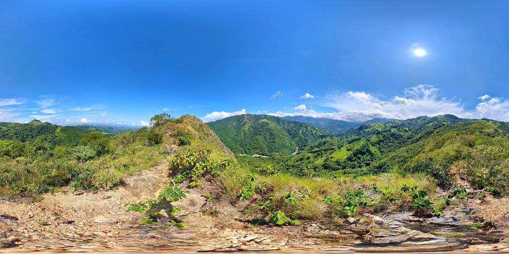 360-degree photosphere view from the highest point of the El Encanto trail.