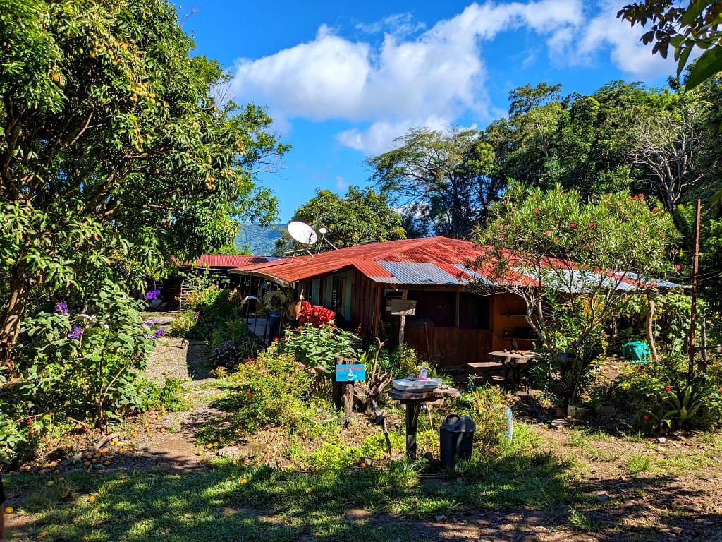 Humble house of the family responsible for managing the El Encanto Hike.