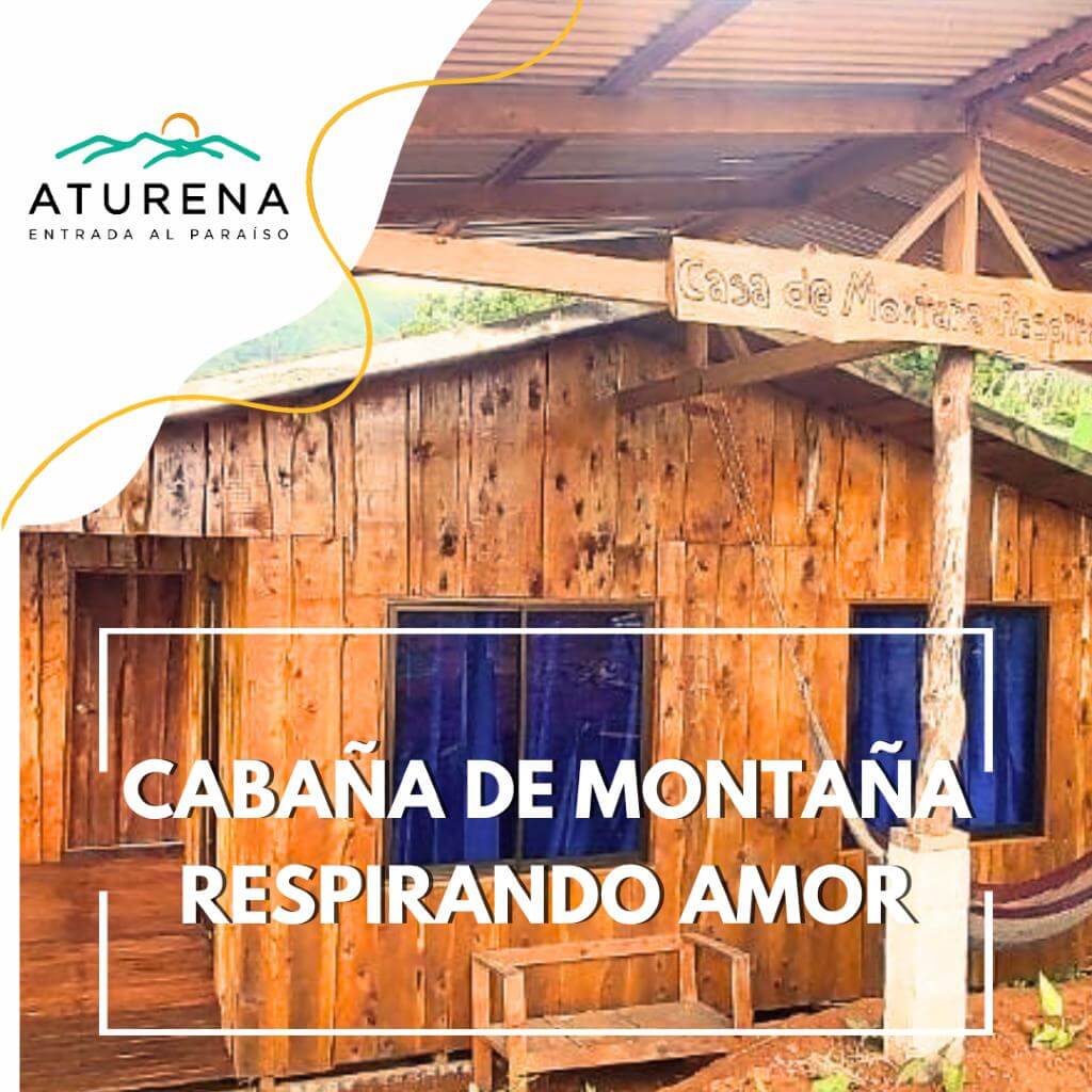 Simple rustic wooden cabin, 'Cabaña de Montaña Respirando Amor,' near San Gerardo de Dota.